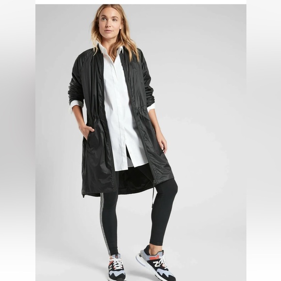 Athleta SUMMIT PIRMALOFT SHELL DARK OLIVE GREEN Size Small Jacket - Picture 2 of 13